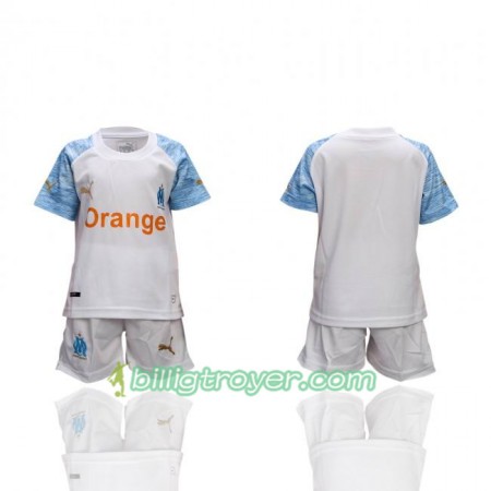 Billige Fotballdrakter Olympique de Marseille Barn Hjemmedraktsett 2018/19 Kortermet